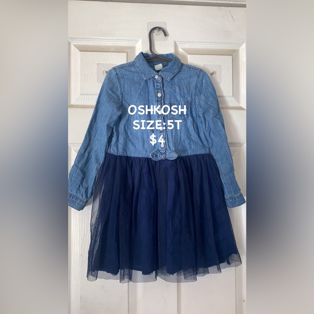 OshKosh B'gosh Denim and Navy Dress